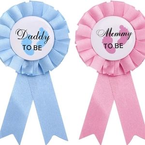 Mom and Dad to be tinplated pin